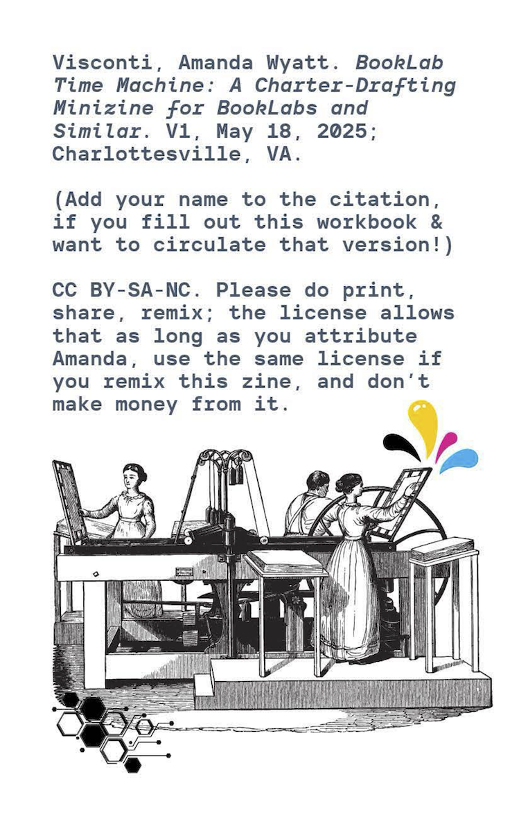 "BookLab Time Machine: Minizine" zine page 8