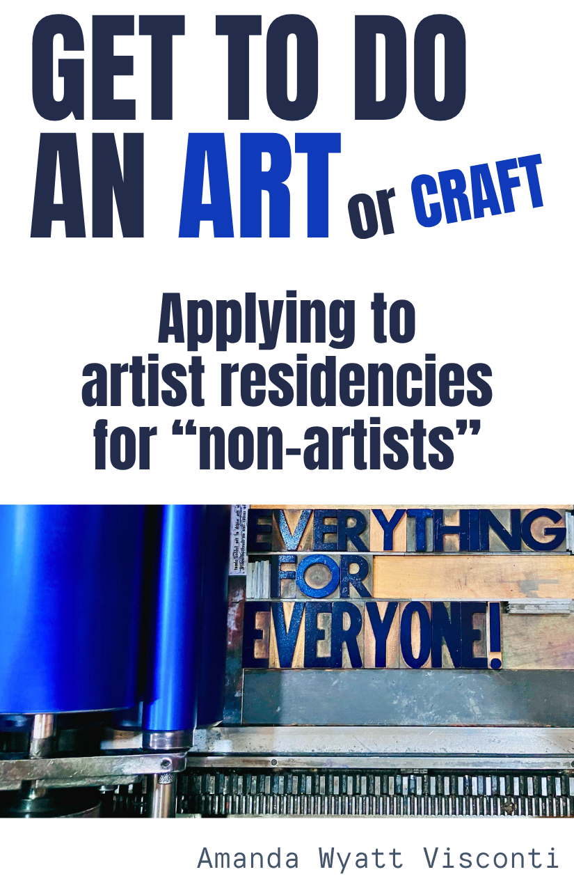"Get to Do An Art or Craft" zine page 1