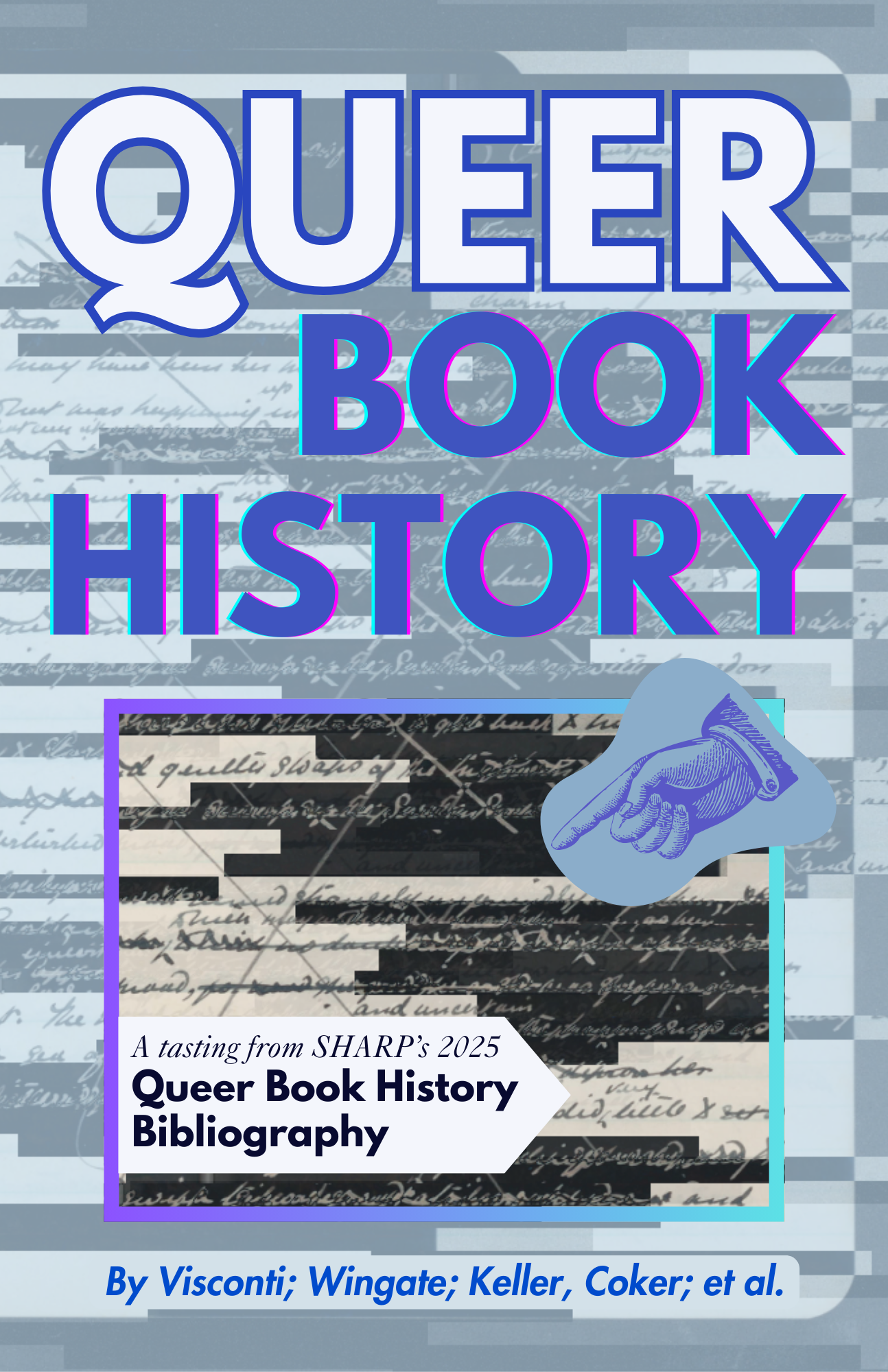 "Queer Book History" zine cover