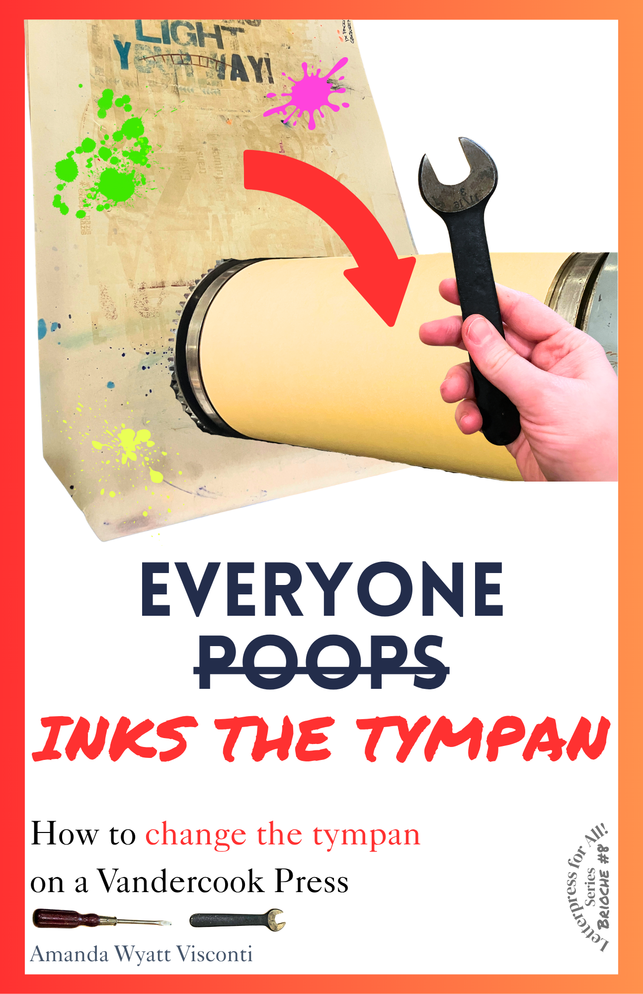 "Everyone inks the tympan sometimes" zine page 1