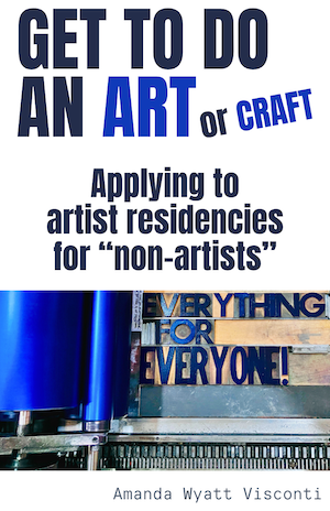 Cover of zine titled 'Get to do an art or craft'