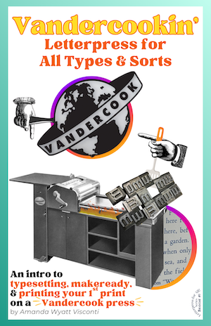 Cover of zine titled 'Vandercookin for All Types & Sorts'