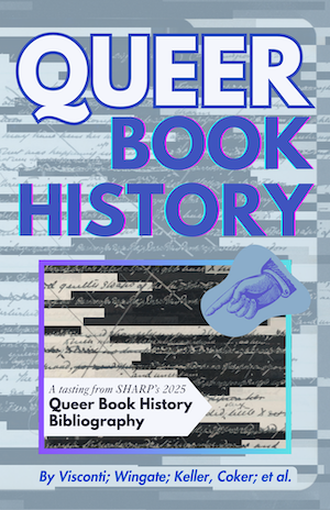 Cover of zine titled 'Queer Book History'